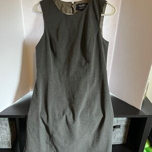 Lands End Classic Gray Sleeveless Jumper Dress, Lined
